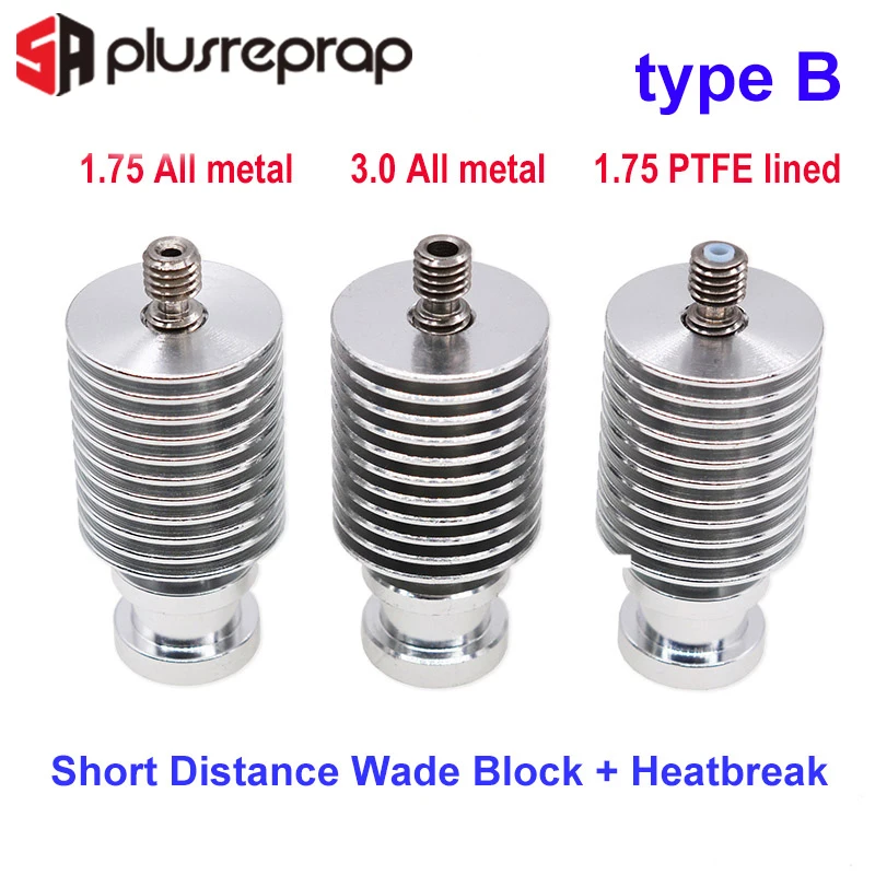 V6 радиатор длинное или короткое расстояние J head Hotend полностью металлический