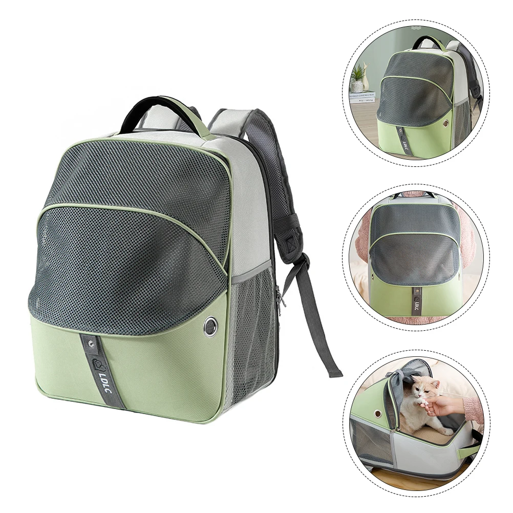 

1pc Breathable Creative Portable Mesh Design Cat Backpack Pet Travel Bag Cat Carrier