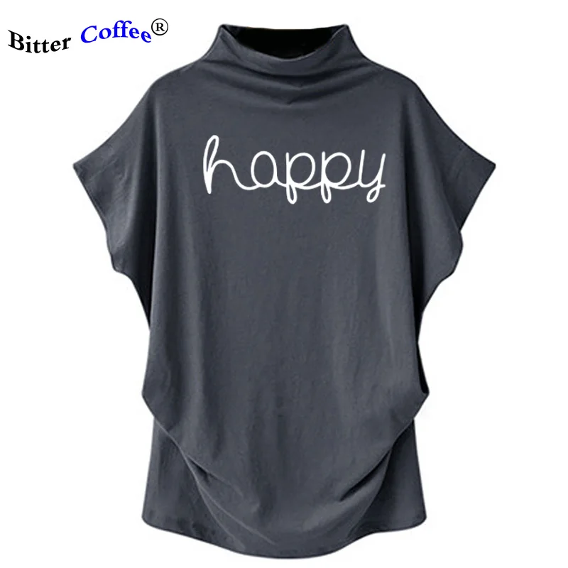 

Женская хлопковая футболка, Повседневная футболка с веселым принтом, женская короткая футболка с рукавом «летучая мышь», женская футболка, ...