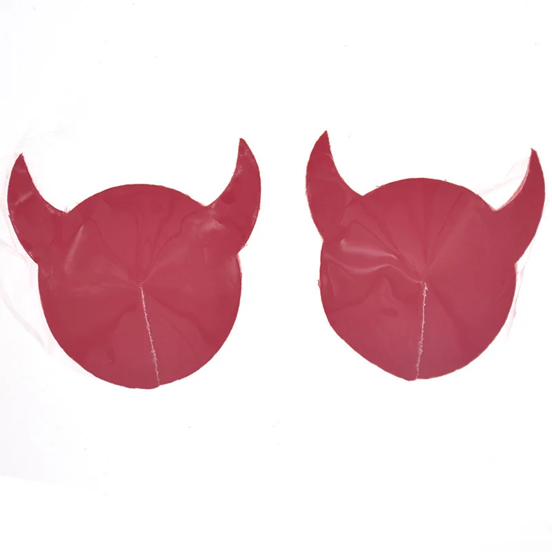 Сексуальная насадка на соски из бычьего рога многоразовые наклейки