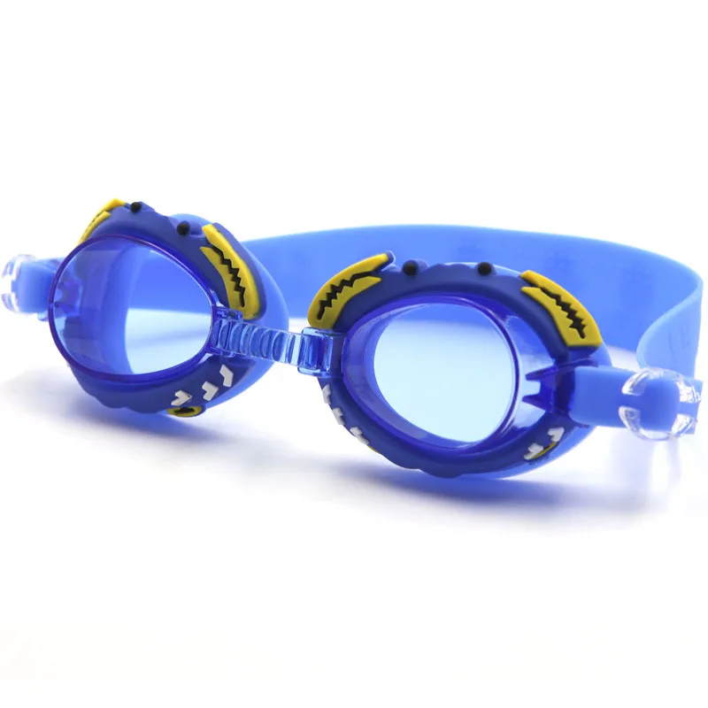 swimming goggles Boy Baby Swimwear Dinosaur Swimming Suit for Boys Short Sleeves Toddler Kids Children's Swimwear Beach Clothes Bathing Suit 3pcs - Цвет: swimming goggles