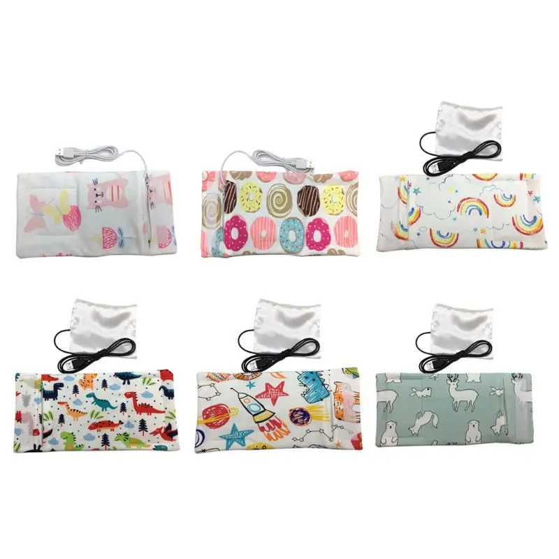 Дорожная коляска USB подогреватель молока воды изолированная сумка обогреватель 6