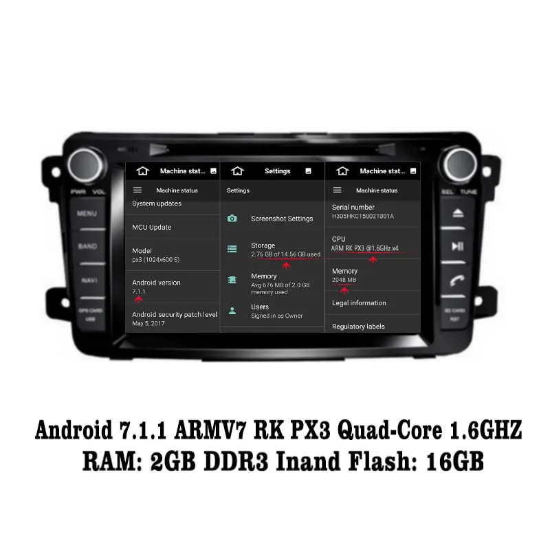 Liislee Android 7 1 2G RAM для Mazda CX 9 2007 ~ 2015 автомобильный Радио Аудио Видео Мультимедиа DVD