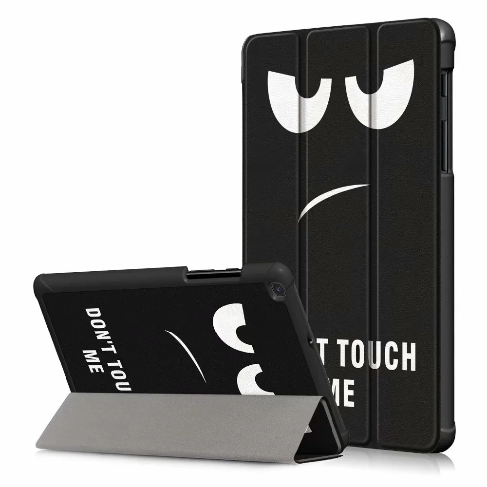 Ультратонкий чехол для Samsung Galaxy Tab A 8,0 SM-T290 SM-T295 SM-T297 8 дюймов cмарт-чехол для планшета PU кожаный чехол+ пленка+ ручка