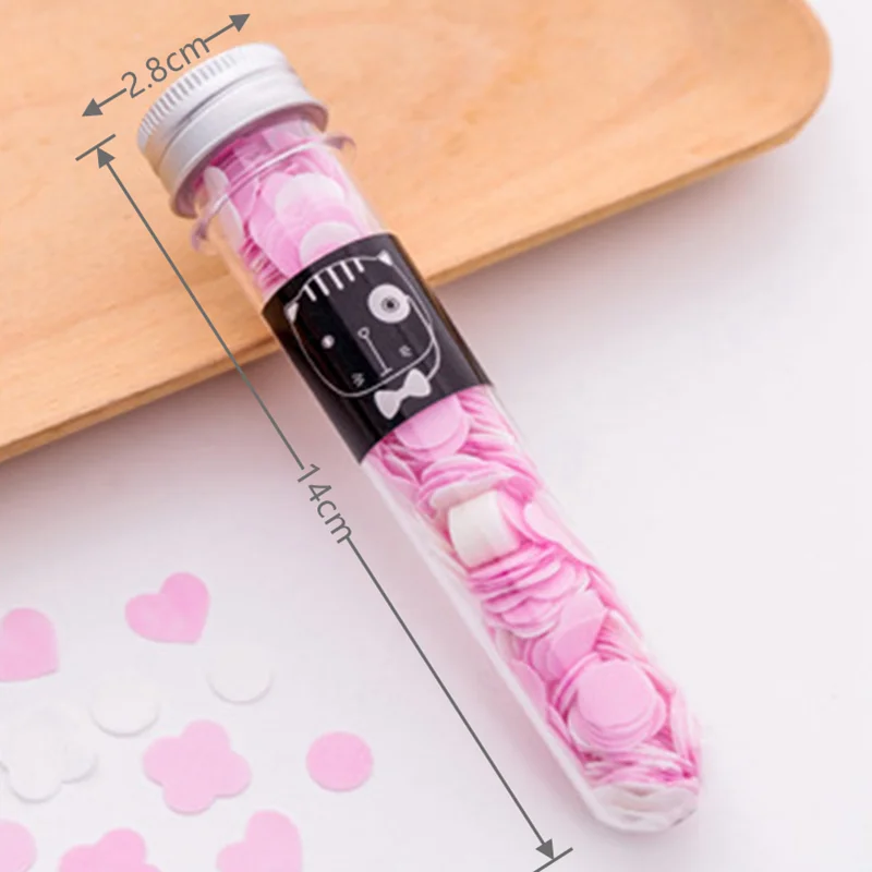 

Mini Disposable Washing Hand Paper Soap Body Washing Bath Test Tube Confetti Foaming Flower Paper Soap Makeup Removal For Nails