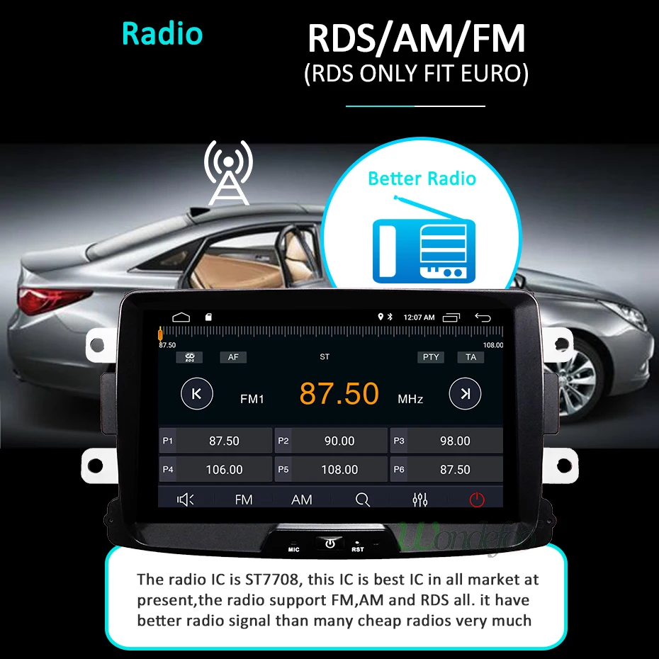 Автомагнитола на Android 10 DSP IPS для Dacia Sandero Duster Renault DOKKER Captur Lada Xray2 Logan 2 GPS навигация без