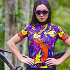 Женская велосипедная команда Vezzo, Женская велосипедная Джерси с коротким рукавом, одежда для велоспорта, одежда для горного велосипеда, Джерси, форма, женская одежда