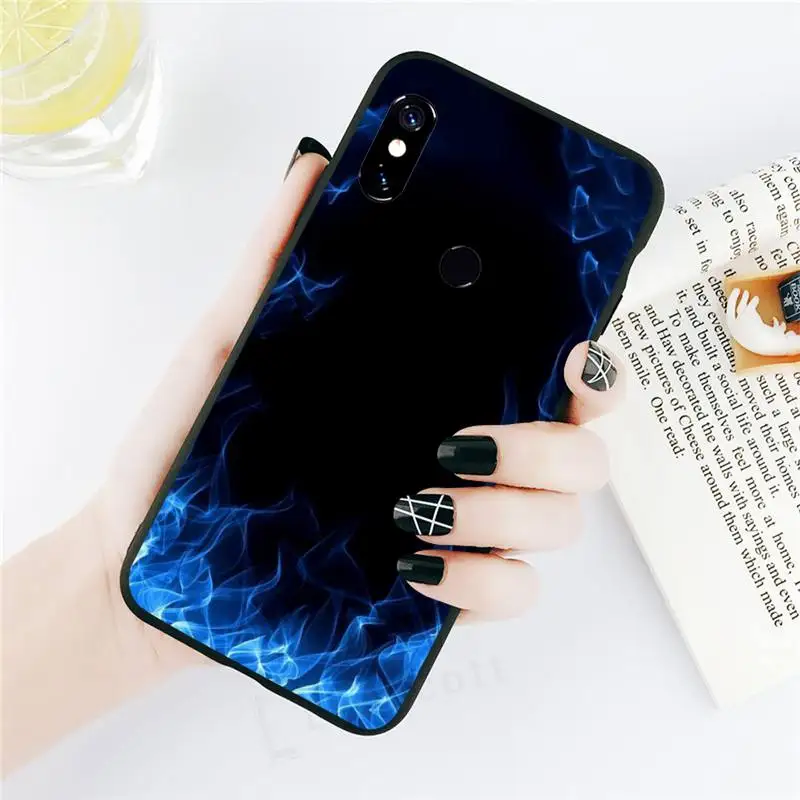

Fashion Flames Phone Case black For Xiaomi Redmi mi note 7 8t 9 9t 9s 8 10 10t 11 pro lite K20 max 3