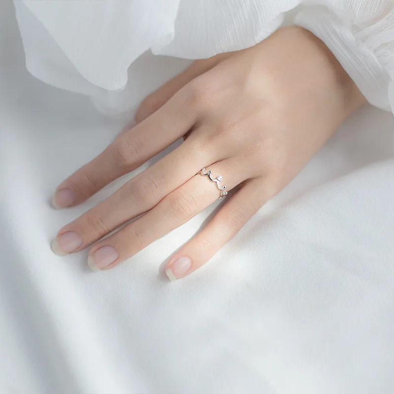 ElfoPlataSi 100% Стерлинговое Серебро 925 пробы модная корона с фианитами коктейльное