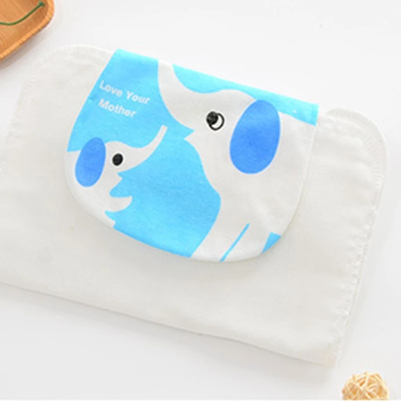 

Baby Sweat-absorbent Towel Four-Layer Cotton Gauze Sweat Pad Back Towel for Baby 69HE