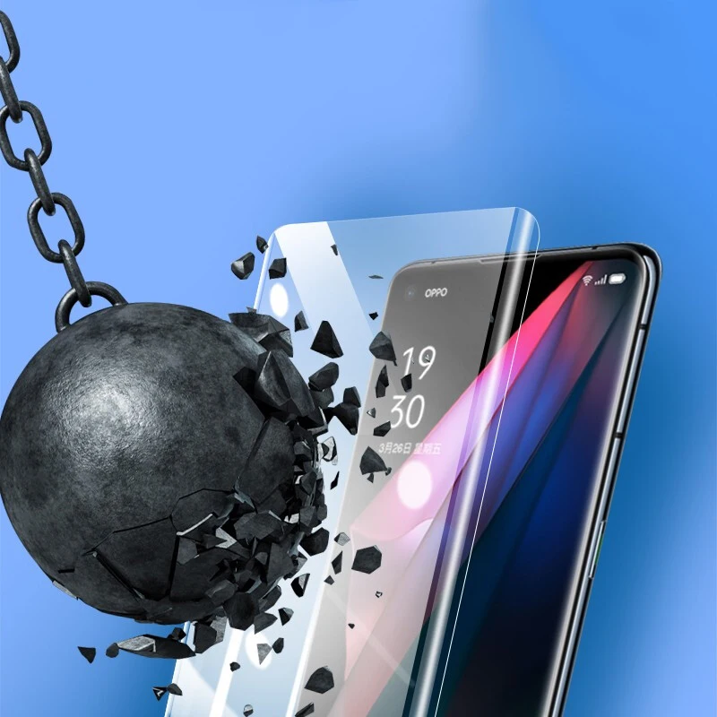 

For OPPO Find X3 Pro Full Cover Tempered Glass Screen Protector For OPPO Find X3 X3Pro 9H Clear Full Glue 3D UV Liquid Glass