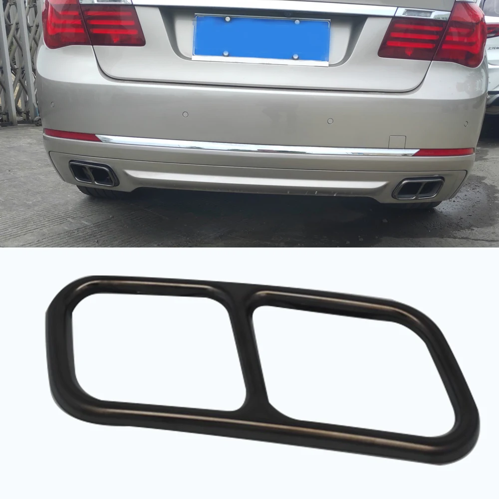 2 шт. автомобильный глушитель выхлопной трубы задний наконечник отделка крышки