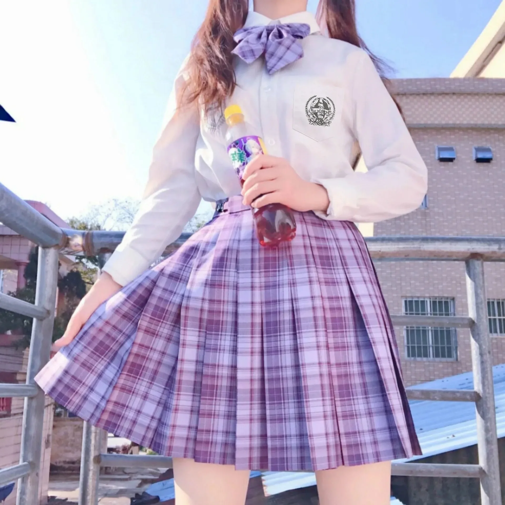 Японская школьная форма JK, костюм моряка для маскарада рубашка, плиссированная юбка, галстук, школьная форма из 3 предметов для девочек, студ...