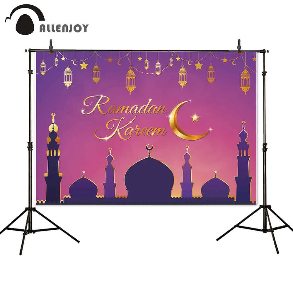Allenjoy Рамадан кареем фон индийский арабский Ид Мубарак Луна Звезда Фонарь