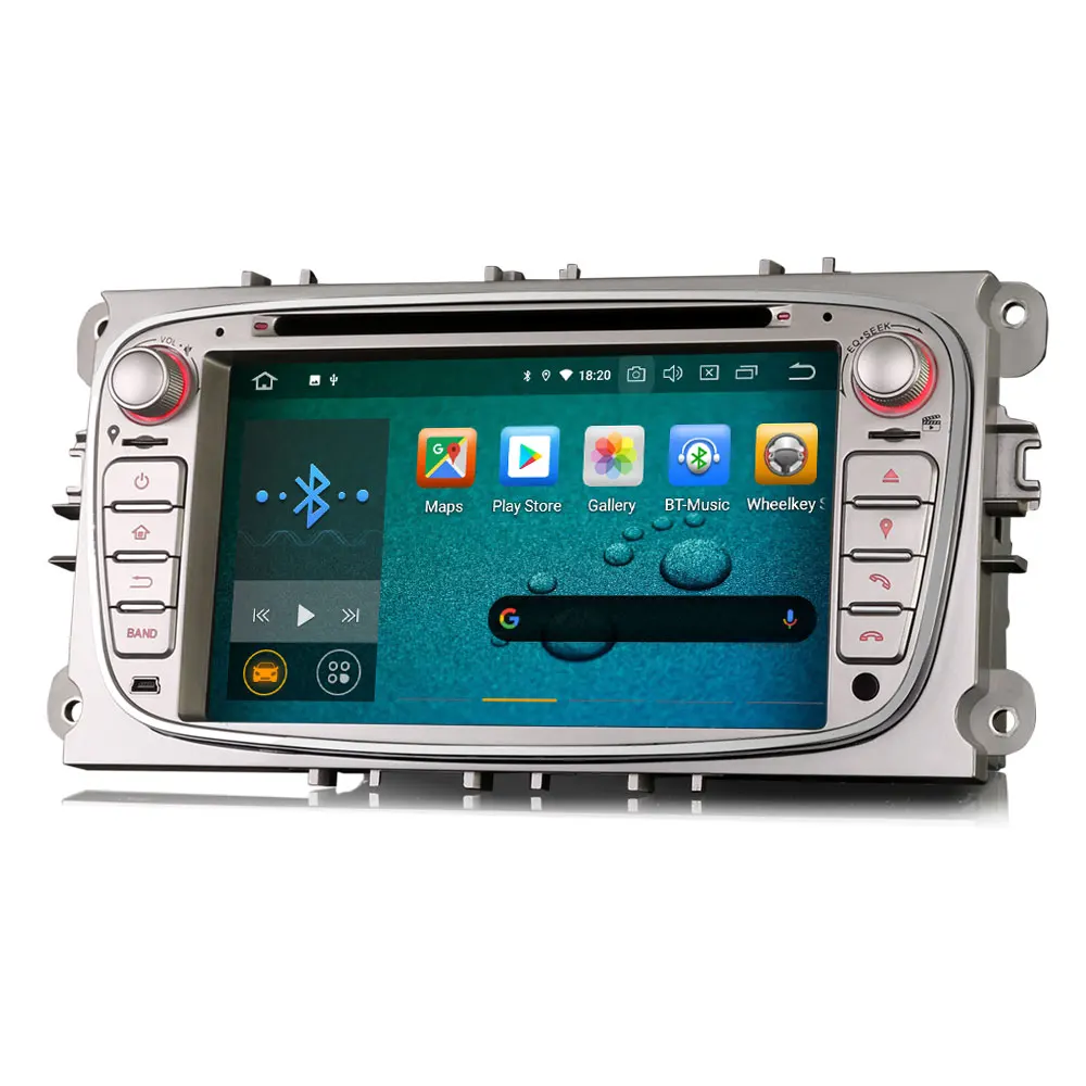 7 "Android 10 0 OS автомобильный DVD Мультимедиа GPS Радио система для Ford C Max 2008 2010 Mondeo 2007