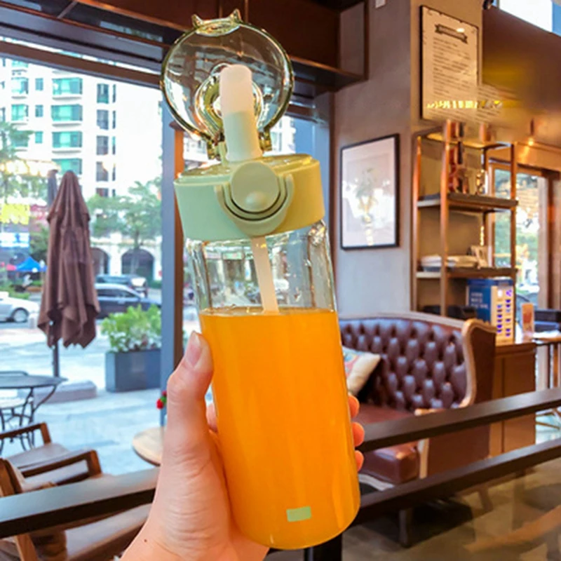 

Портативная пластиковая чашка для питьевой воды с ремешком, 650 мл