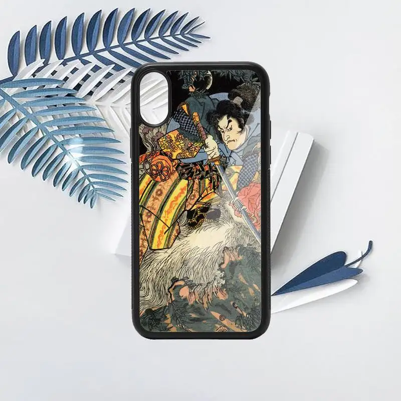 

Samurai spirit art Japanese-style Phone Case PC for iPhone 11 12 pro XS MAX 8 7 6 6S Plus X 5S SE 2020 XR