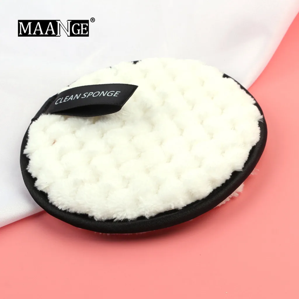 Салфетка из микрофибры колодки для макияжа лица смешивания спонж снятия хлопок