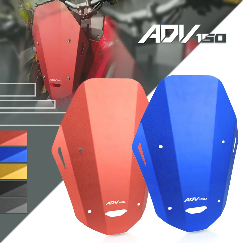 

For Honda ADV 150 ADV150 2019-2020 Wind Screen Extention Kit CNC Aluminum Accessories Motorcycle Windshield Windscreen adv150