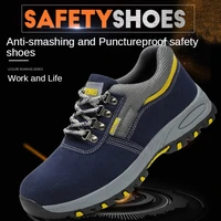 mens safety shoes daily casual shoes punctureproof work sneakers men shoes non slip work boots steel toe shoe zapatos de hombre