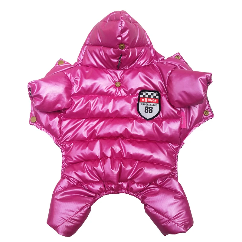 Теплая одежда для собак зимняя милая куртка щенков водонепроницаемые толстовки