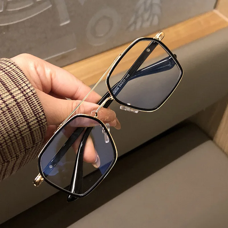 Очки компьютерные унисекс с защитой от синего излучения винтажные квадратные