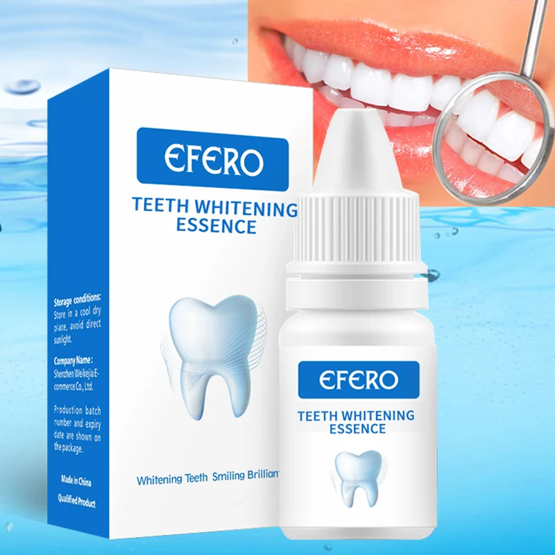 

EFERO Teeth Whitening Essence Powder Oral Hygiene Cleaning Serum Removes Plaque Stains Tooth Bleaching Dental Tools Toothpaste