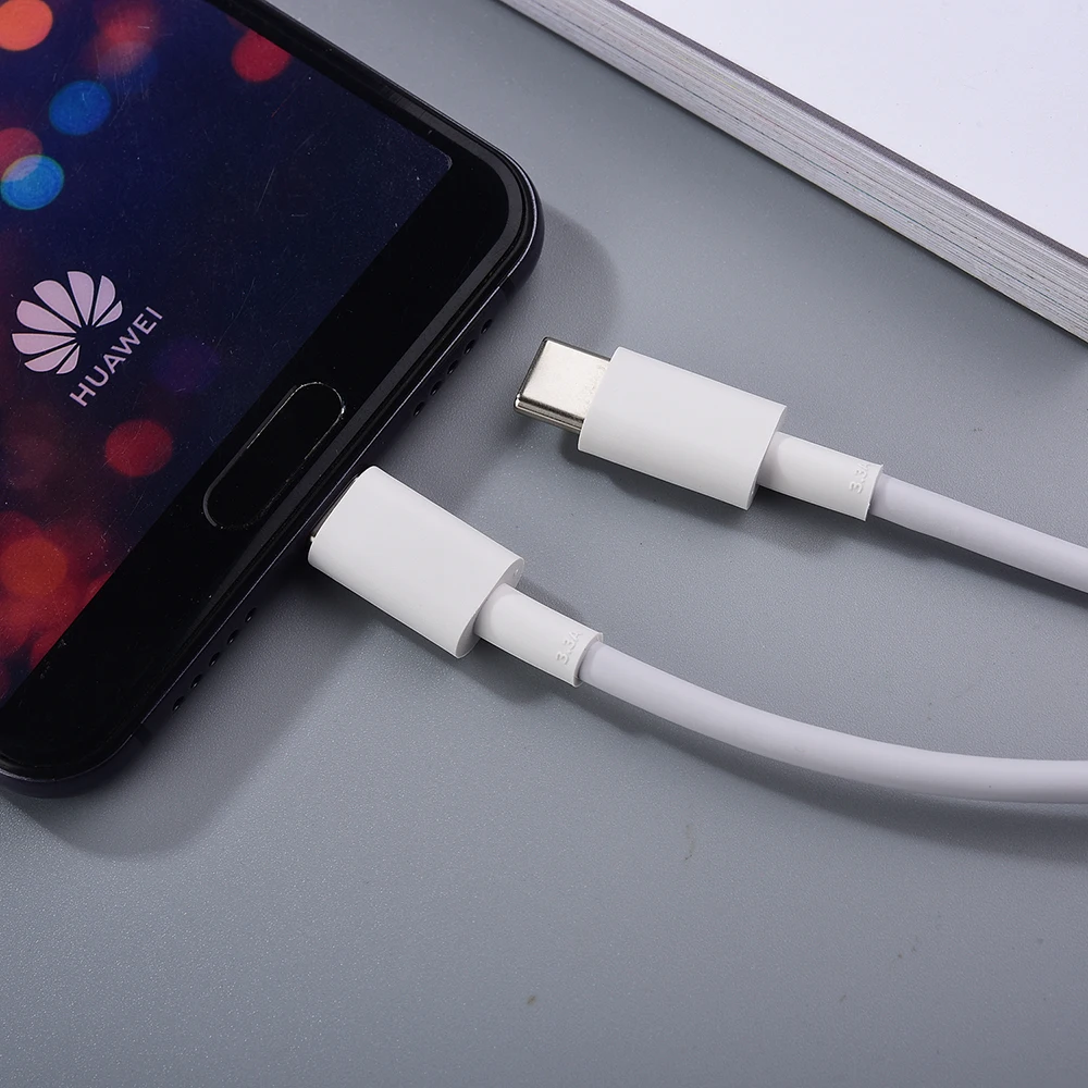 Оригинальный кабель зарядного устройства Huawei 3.3A USB Type C PD 180 см для ноутбука Matebook