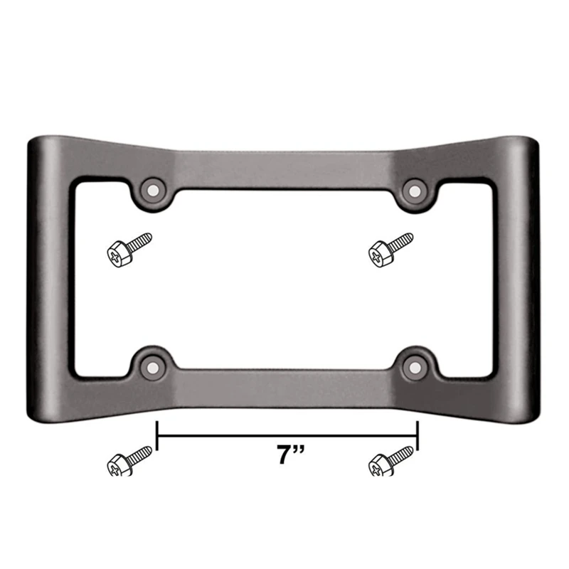 350*200*60 мм Автомобильный держатель номерного знака рамка для переднего крепления