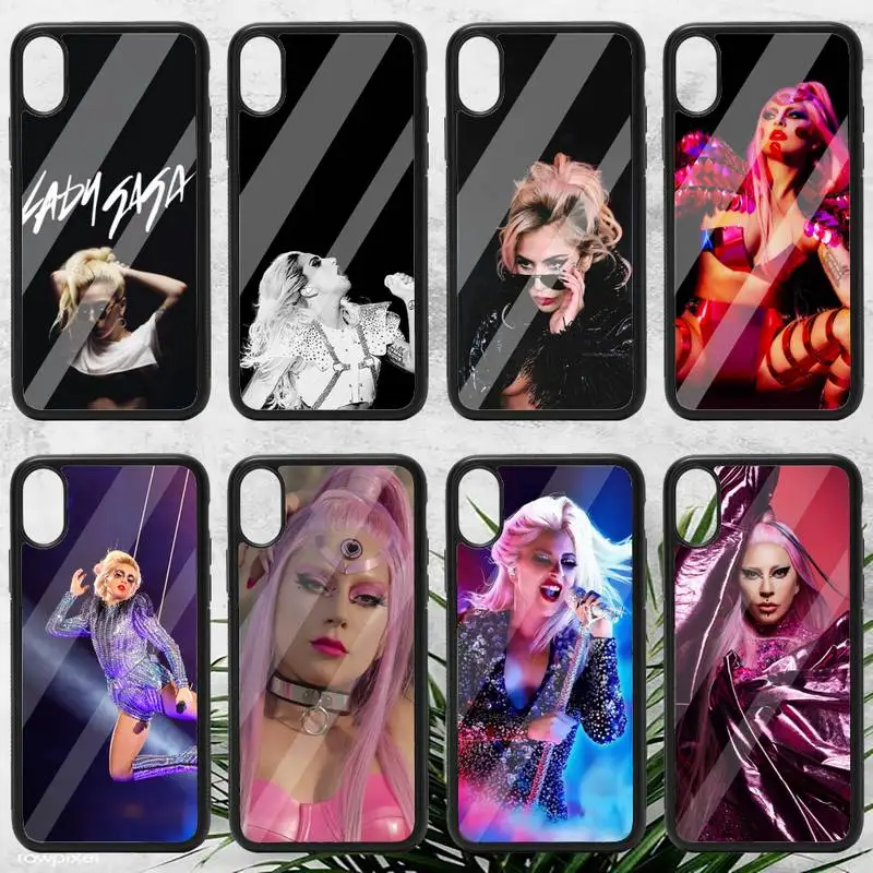 

lady gaga Female singer Phone Case PC for iPhone 11 12 pro XS MAX 8 7 6 6S Plus X 5S SE 2020 XR