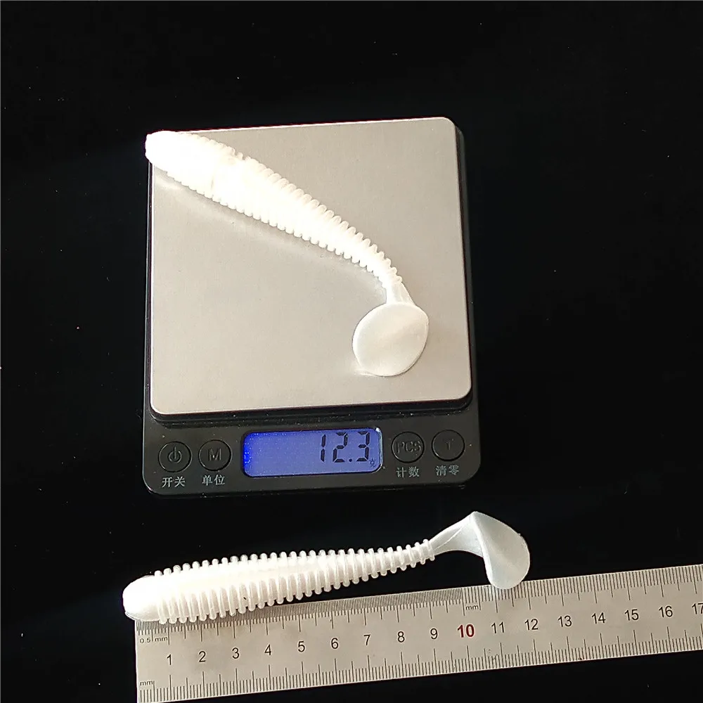 

Noeby 30pcs 12cm 12g Shad Fishing Lure Soft Plastics Baits Swimbait Jigging Lure Artificial Baits