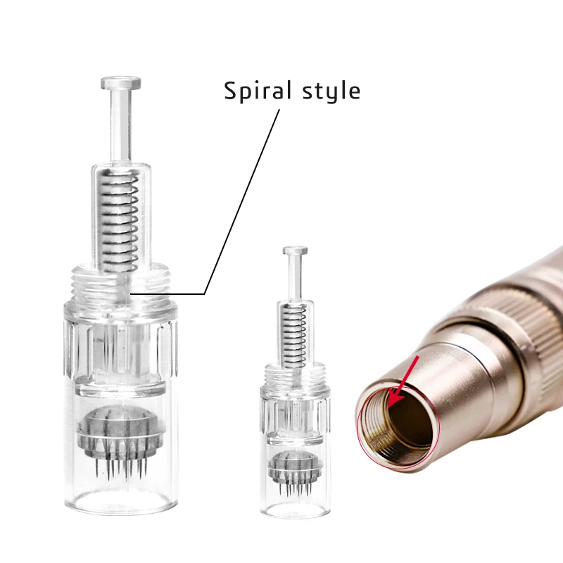 MYM Microneedling Ручка Электрический микро винт иглы картридж крошечные беспроводной