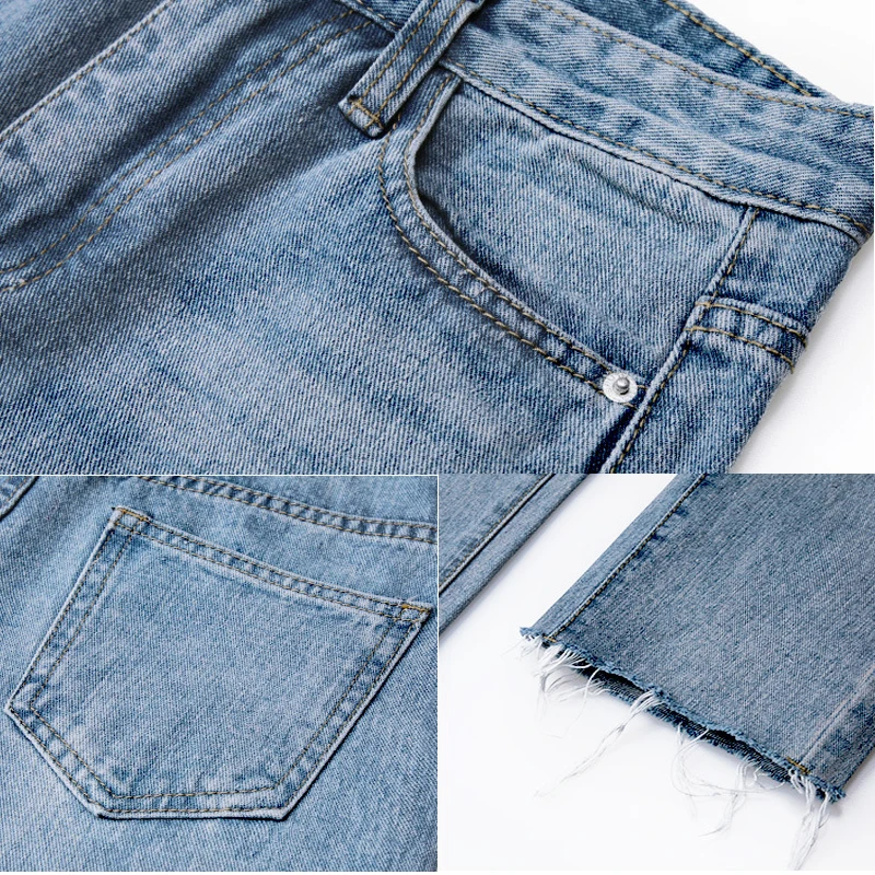 

fashion high waist mom jeans vintage boyfriends women blue jean straight trousers 2020 Denim Trousers streetwear aesthetic