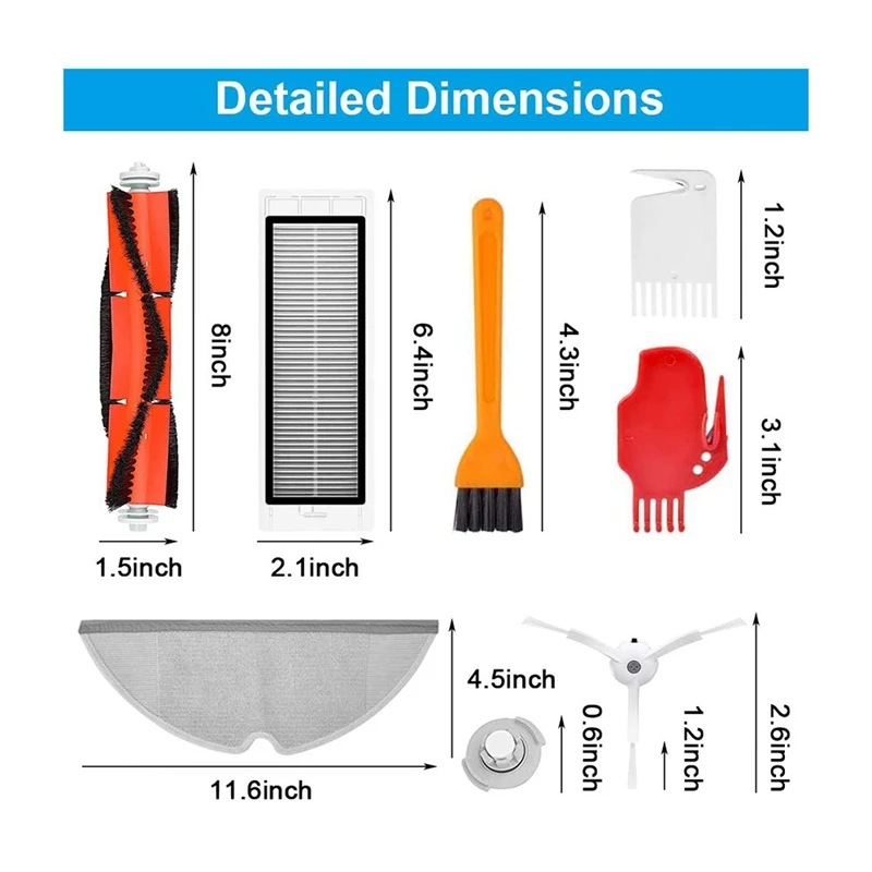 Акция! Аксессуары для робота-пылесоса Xiaomi сменные детали фильтра Roborock S50 S55 S6 |