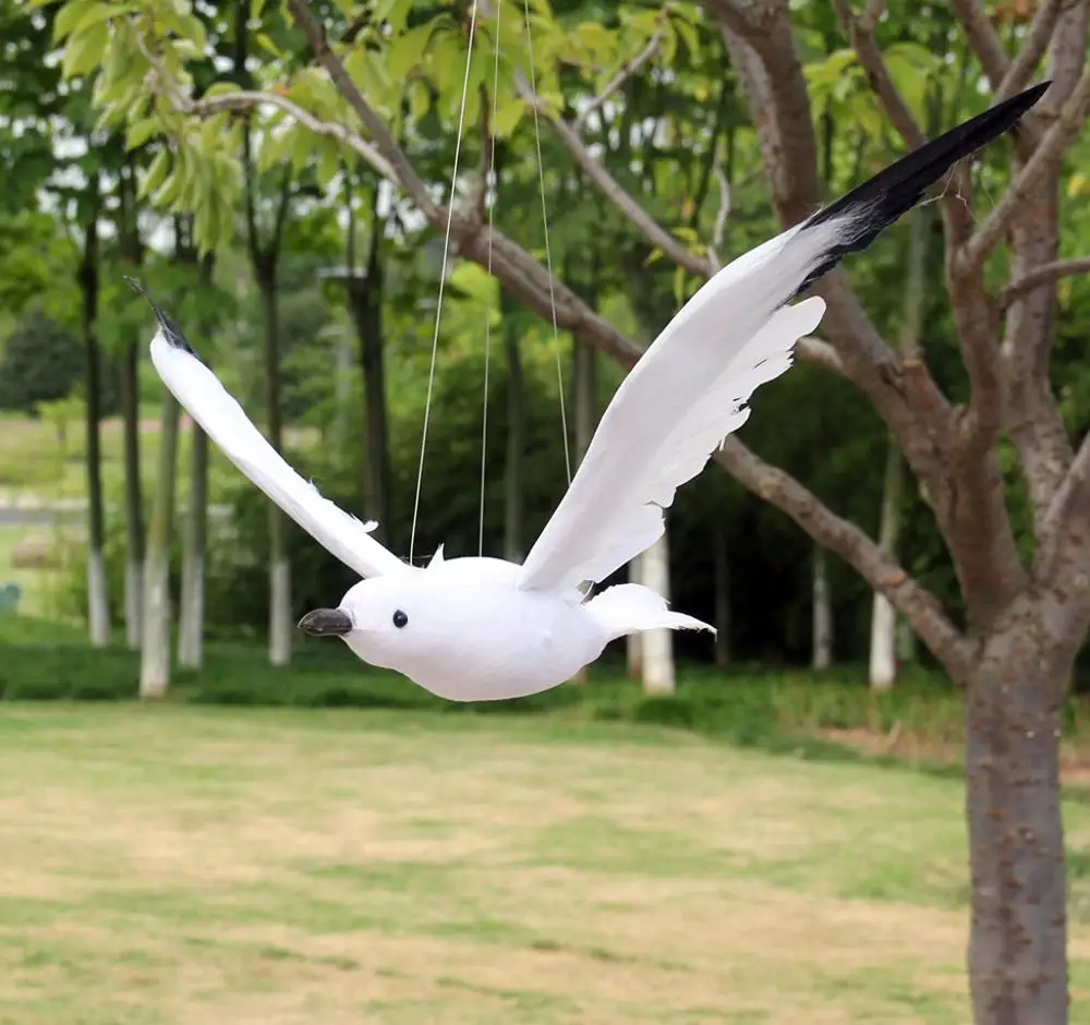 Искусственные Пернатые попугаи приманка в виде голубя Реалистичная Чайка белая