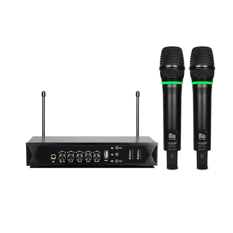 AAAE Top K6 UHF беспроводной ручной микрофон с перезаряжаемым динамическим микрофоном