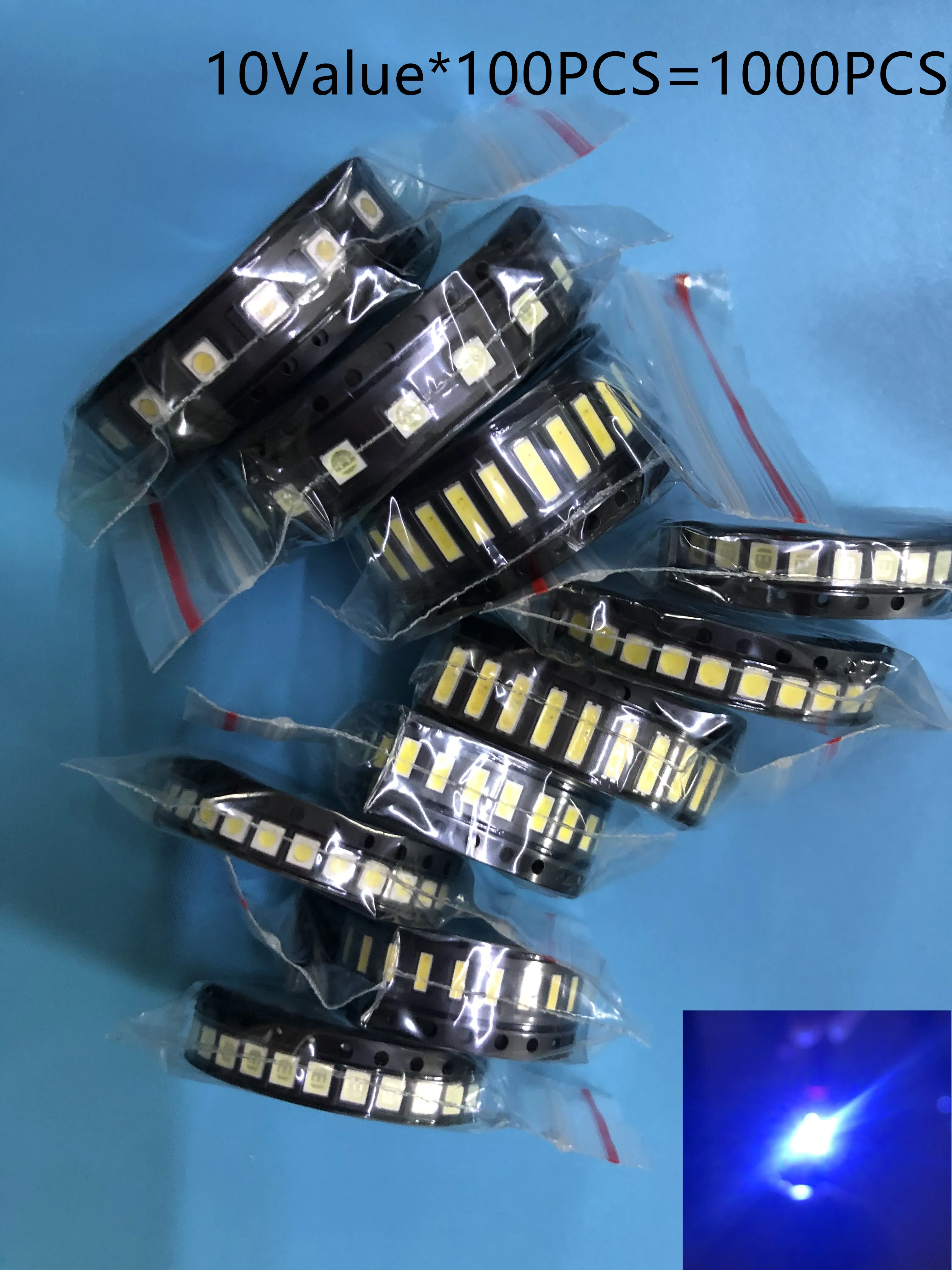 1000 шт./лот 1 Вт-2 Вт SMD светодиодный комплект 3 в/6 в 2835/3030/2828/3535/5630/7020/7030/4020/4014/7032 для