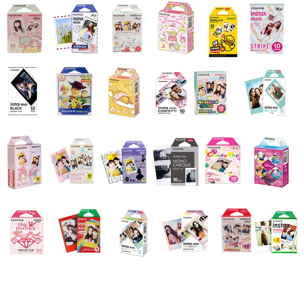 Пленка Fujifilm Instax Mini для 9 8 7s 7 50s 50i 90 25 dw Share SP 1 мгновенная фотокамера бумажной пленки