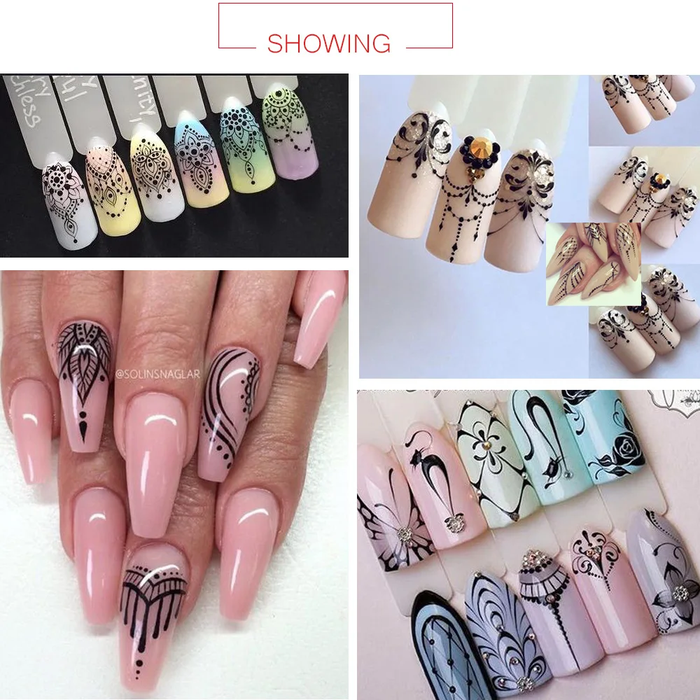 3 стиля серия французского искусства водяные знаки искусственный цветочный узор