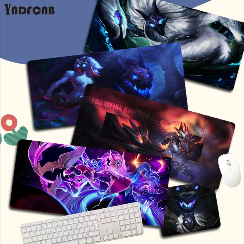 

YNDFCNB Kindred New Arrivals Beautiful Anime Mouse pad Mat Size for Deak Mat for overwatch/cs go/world of warcraft