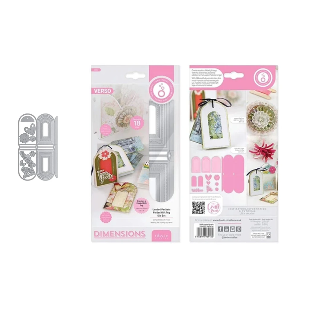 

2021 New Arrival Tag Label DIY Metal Cutting Dies for Scrapbooking Stencil Knife Mould Blade Punch Model Craft Decor Template