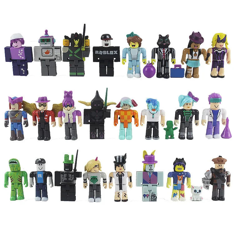 

24pcs/set Action Characters Figures 7cm PVC Suite Doll Toys Anime Model Figurines for Decoration Collection Gift for Kids