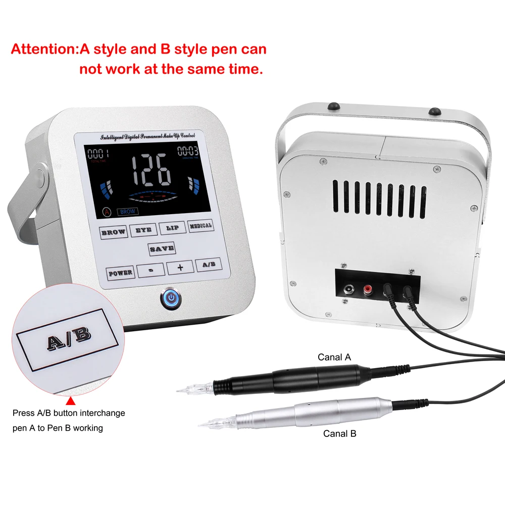 BMX машина для перманентного макияжа роторная тату машинка ручка Dermographe набор