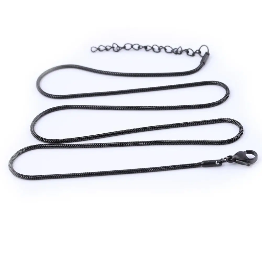 Змеиная цепочка из нержавеющей стали толщиной 1 5 мм шт. 56 см | Украшения и