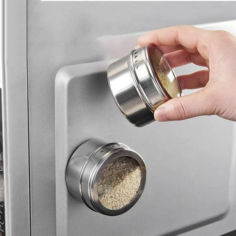 Набор Магнитных банок Unibird для специй шейкер из нержавеющей стали перца