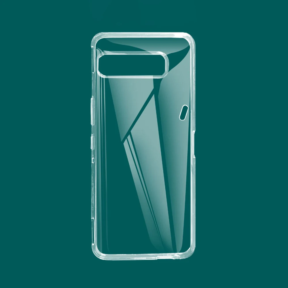 Высококачественный прозрачный чехол для телефона ASUS Rog Phone 3 ZS661KS Защитная мягкая ТПУ Прозрачная задняя крышка Rog3 Phone3 Fundas