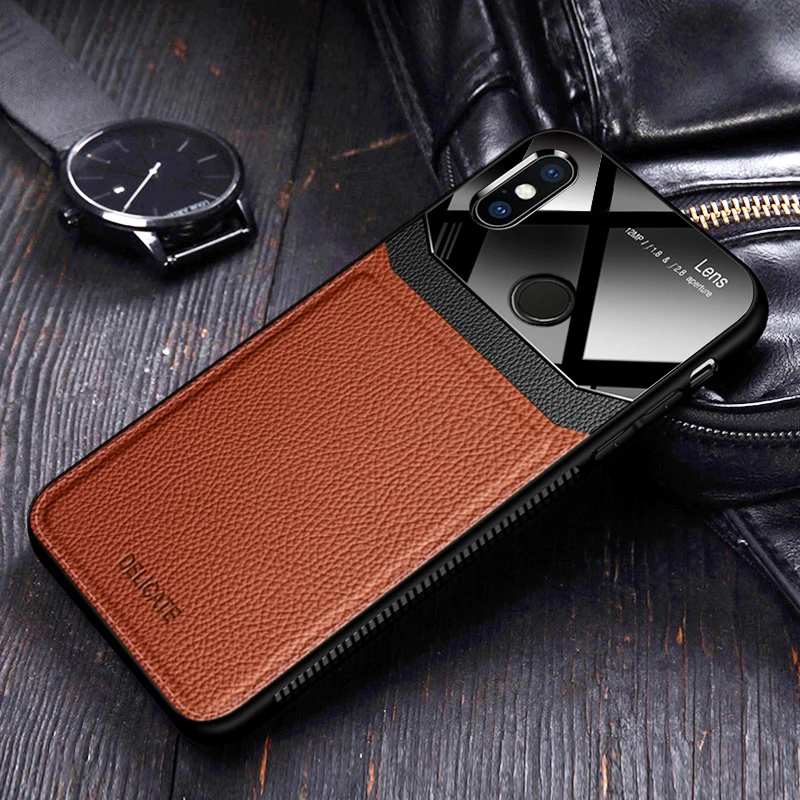 Чехол чехол для Xiaomi MI Max 3 2 Max3 Max2 кожаные зеркальные стеклянные силиконовые