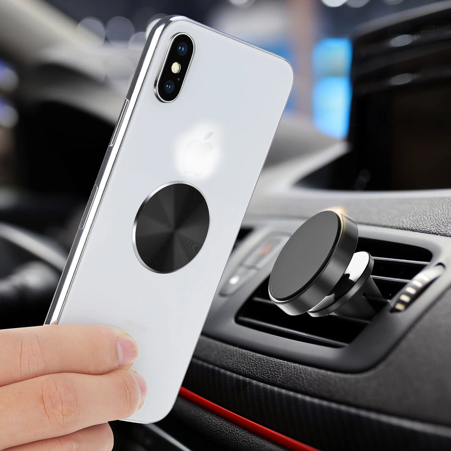 Магнитный держатель на вентиляционное отверстие для мобильного телефона в