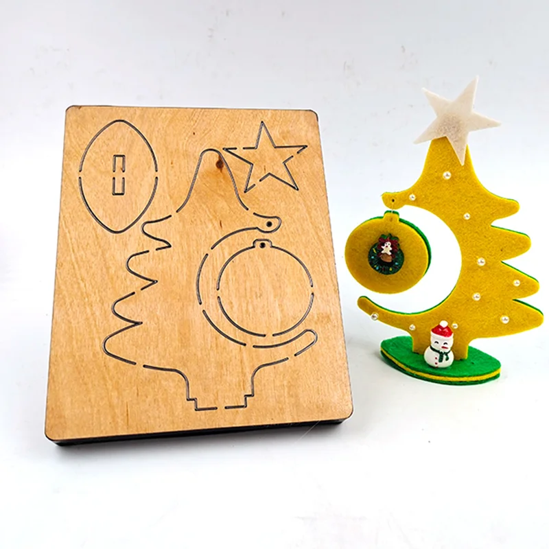 

Christmas tree HN3007 die-cutting mold is suitable for most machines