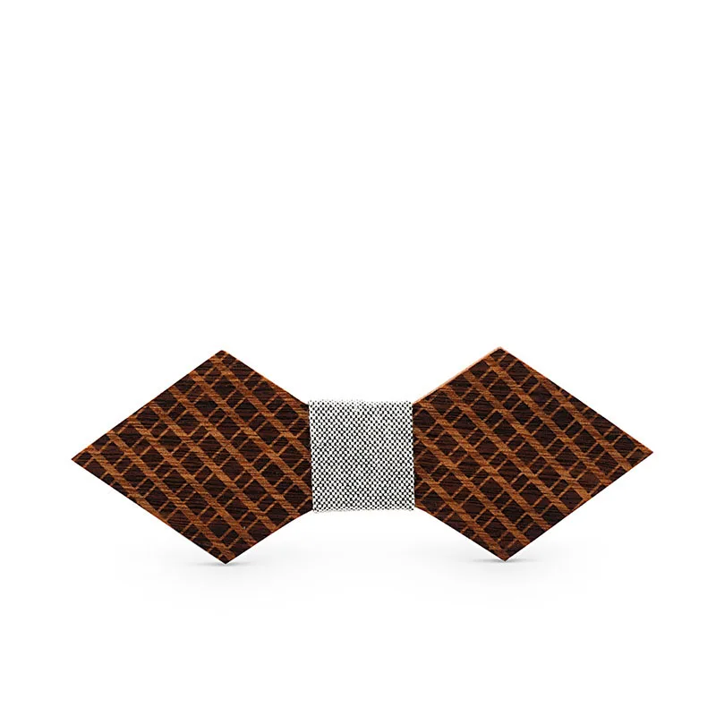 

Linbaiway New Wooden Bow Ties for Mens Wood Bowties Cravate Homme Noeud Papillon Corbatas Hombre Pajarita for Wedding Party Gift